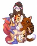 Rating: s
ID: 2074627
Date: 2019-12-04 18:44:07 -0500
Status: active
Score: 22
2018 accessory ambiguous_gender anthro black_body black_ears black_fur black_markings black_nose black_stripes blue_body blue_ears blue_eyes blue_fur blue_markings blue_tail_tip bodypaint brown_body brown_ears brown_fur brown_markings brown_nose brown_pawpads brown_spots brown_tail buckteeth canid canine canis chest_tuft claws collar collar_only countershade_ears countershade_face countershade_feet countershade_hands countershade_tail countershade_torso countershading cute_fangs digital_media_(artwork) dipstick_tail domestic_dog ear_markings eyes_closed face_paint facial_markings fangs featureless_crotch feet felid feline fluffy fluffy_tail foot_focus foot_on_face fur group hair hand_on_leg hand_on_thigh handpaw happy head_markings head_tuft heterochromia hi_res highlights_(coloring) hindpaw hug lagomorph leopard leporid lightsongfox looking_at_another looking_at_viewer looking_down mammal markings neck_tuft nude one_eye_closed orange_eyes orange_hair pantherine pawpads paws pink_ears pink_nose rabbit red_body red_countershading red_ears red_fur red_highlights red_markings signature simple_background smile smileeeeeee spots striped_body striped_fur stripes tail tail_markings teeth tiger tongue tongue_out tuft white_background white_body white_countershading white_ears white_eyes white_fur white_markings white_tail white_tail_tip wink yellow_collar yellow_ears yellow_eyes yellow_markings yellow_pawpads yellow_tail post #2074627