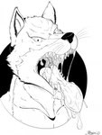 Rating: s
ID: 3993838
Date: 2023-04-15 14:53:32 -0400
Status: active
Score: 5
2020 3:4 anthro bleach_(series) bodily_fluids canid canine canis drooling fangs fur headshot_portrait hi_res looking_at_viewer male mammal marcushunter monochrome mouth_shot open_mouth portrait sajin_komamura saliva saliva_on_tongue saliva_string signature solo teeth tongue tongue_out uvula whiskers wolf post #3993838