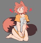 Rating: s
ID: 5565760
Date: 2025-05-11 22:55:07 -0400
Status: active
Score: 32
2023 animal_ears animal_humanoid barefoot bottomless bottomless_female bottomless_humanoid breasts canid canid_humanoid canine canine_humanoid clothed clothing collarbone derpyfox_36 digital_drawing_(artwork) digital_media_(artwork) eye_through_hair eyebrow_through_hair eyebrows feet female female_humanoid front_view full-length_portrait grey_background hair heart_symbol humanoid light_body light_skin mammal mammal_humanoid markings medium_breasts mona_(derpyfox_36) orange_eyes portrait ring_(marking) ringed_tail shirt shirt_only shirt_pocket simple_background smile solo striped_markings striped_tail stripes t-shirt tail tail_markings tanuki_humanoid topwear topwear_only translucent translucent_hair post #5565760