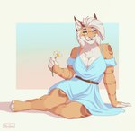 Rating: s
ID: 5590918
Date: 2025-05-22 14:53:10 -0400
Status: active
Score: 22
2025 3_toes 5_fingers anthro barefoot belt blue_clothing blue_dress bobcat breasts chest_tuft cleavage clothed clothing countershading daisy_(flower) digital_media_(artwork) dress ear_tuft feet felid feline female fingerless_(marking) fingers flower full-length_portrait fur hair hi_res holding_flower holding_object inner_ear_fluff looking_at_viewer lynx mammal markings orange_body orange_fur plant plantigrade portrait pose signature simple_background solo sundress tenynn toeless_(marking) toes tuft white_hair whitney_(energyvector) yellow_eyes yokozuwari post #5590918