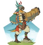 Rating: s
ID: 3777566
Date: 2022-12-28 13:21:42 -0500
Status: active
Score: 102
2020 3_toes absurd_res anthro avian bandoneon beak black_beak bottomwear breath_of_the_wild clothed clothing feet hi_res kass_(tloz) male musical_instrument nintendo pants pterro rito simple_background solo standing the_legend_of_zelda toes post #3777566
