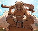 Rating: s
ID: 5589226
Date: 2025-05-21 20:05:53 -0400
Status: active
Score: 62
2025 4_toes 5_fingers abs anthro axe backlighting bandage barefoot big_ears breasts ceehaz chest_tuft chest_wraps claws cleavage cleavage_overflow clothed clothing crouching digital_media_(artwork) eyebrows eyelashes feet female female_anthro finger_claws fingers fur grin hair hi_res holding_axe holding_object holding_weapon hyena izara_(bnbigus) leg_wraps light lighting mammal muscular muscular_anthro muscular_female outside pawpads pink_eyes plantigrade_pawpads pupils sharp_teeth smile solo spots tan_body tan_fur teeth text thick_eyebrows toe_claws toes tuft under_boob weapon white_hair wraps post #5589226