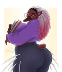 Rating: s
ID: 4823131
Date: 2024-06-02 02:37:34 -0400
Status: active
Score: 20
2024 anthro beak big_breasts big_butt book bottomwear breasts brown_body brown_fur butt chelsea_(ghostmexicanwolf) claws clothed clothing denim denim_bottomwear denim_clothing dreadlocks echidna eyewear female fully_clothed fur furgonomics glasses hair hi_res holding_book holding_object huge_butt jeans mammal monotreme pants quills_(anatomy) red_eyes redpixie round_glasses short_tail smile solo tail tight_bottomwear tight_clothing tight_pants topwear white_hair post #4823131