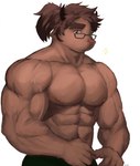 Rating: s
ID: 5085274
Date: 2024-09-30 18:19:52 -0400
Status: active
Score: 4
abs absurd_res anthro brown_body brown_fur brown_hair bust_portrait catoblepas catoblepas_(tas) eyebrows eyewear fur glasses hair hi_res jindoruu lifewonders male muscular muscular_anthro muscular_male nipples pecs portrait solo thick_eyebrows tokyo_afterschool_summoners post #5085274