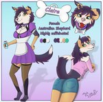 Rating: s
ID: 5560535
Date: 2025-05-09 17:38:35 -0400
Status: active
Score: 9
anthro australian_shepherd beverage bottomwear breasts butt canid canine canis cheek_tuft chest_tuft claire_(fleshslinky) claws clothing collar collar_tag color_swatch denim denim_bottomwear denim_clothing denim_shorts domestic_dog ear_piercing facial_piercing facial_tuft female fleshslinky fluffy fluffy_tail fur hair hand_on_hip herding_dog hi_res holding_object legwear looking_back maid_uniform mammal model_sheet multicolored_body multicolored_fur name_tag nose_piercing pastoral_dog piercing pink_clothing pink_nose pink_topwear plantigrade purple_body purple_fur purple_hair raised_tail rear_view sheepdog shorts simple_background solo stud_piercing tail tan_body tan_fur teal_eyes text thong_straps tongue tongue_out tongue_piercing topwear tuft uniform white_body white_fur post #5560535