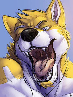 Rating: s
ID: 5766297
Date: 2025-08-09 01:18:34 -0400
Status: active
Score: 3
3:4 anthro black_nose blue_eyes bodily_fluids bust_portrait canid canine canis cheek_tuft chin_tuft domestic_dog eyebrows facial_tuft fangs front_view fur gradient_background head_tuft husky jewelry male male_anthro mammal mouth_shot necklace nordic_sled_dog nude open_mouth pink_tongue portrait saliva saliva_string simple_background solaxe solaxe_(artist) solo spitz teeth tongue tuft uvula white_body white_eyebrows white_fur yellow_body yellow_fur post #5766297