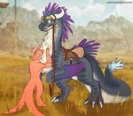Rating: s
ID: 5402645
Date: 2025-02-28 08:29:41 -0500
Status: active
Score: 383
ambiguous_feral ambiguous_gender ambiguous_species anthro bird_wyvern black_body black_scales blue_eyes capcom chest_tuft claws darkenstardragon duo fatehunter feathers feral fluffy grass heart_symbol hi_res monster_hunter mount mount/rider_relations plant purple_body purple_feathers saddle scales scalie seikret tuft white_body white_claws white_feathers post #5402645