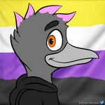 Rating: s
ID: 2856166
Date: 2021-07-31 10:05:41 -0400
Status: active
Score: 7
1:1 2021 ambiguous_gender anthro avian beak bird black_clothing black_hoodie black_topwear clothed clothing corvid corvus_(genus) crow daryl_(cringebird) digital_media_(artwork) english_text hi_res highlights_(coloring) hoodie icon jenna-satanicraccoon lgbt_pride looking_at_viewer nonbinary_(lore) nonbinary_pride_colors orange_eyes oscine passerine pink_highlights pride_color_background pride_colors pride_flags side_view signature simple_background smile solo text topwear twitter twitter_logo post #2856166