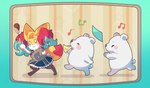 Rating: s
ID: 4650241
Date: 2024-03-11 00:12:08 -0400
Status: active
Score: 22
2024 ambiguous_gender anthro bear black_body black_fur blush braixen brass_instrument candy chocolate circle_eyes clothing cosplay dessert digital_media_(artwork) dipstick_tail dreamin_chuchu dress electronics eyes_closed fan_character female flag flag_(object) food fur generation_6_pokemon group hi_res holding_flag holding_musical_instrument holding_object kitchen_utensils lolzneo mammal markings megurine_luka mixing_bowl musical_instrument musical_note musical_symbol nintendo playing_music pokemon pokemon_(species) polar_bear project_diva ribbons seraphine_(roflfox) smile stick symbol tail tail_markings television tools trio trumpet ursine vocaloid whisk white_body white_fur wind_instrument yellow_body yellow_fur post #4650241