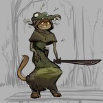 Rating: s
ID: 5423676
Date: 2025-03-10 01:12:55 -0400
Status: active
Score: 50
2021 ambiguous_gender arthropod bandage brown_body brown_fur brown_hair cat_tail character_request clothed clothing crocodile crocodilian felid feline fly_(animal) forest fully_clothed fur hair hi_res humanoid insect keadanger mammal melee_weapon outside plant red_eyes reptile scalie smile solo standing sword tree unknown_species weapon post #5423676