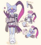 Rating: s
ID: 4940246
Date: 2024-07-24 18:04:24 -0400
Status: active
Score: 102
alternative_fashion ambiguous_gender anthro backpack bag blush bottomwear cardigan claws clothed clothing facial_markings fangs feet finger_claws food forehead_gem fruit gem generation_8_pokemon gloves gyaru half-closed_eyes handwear head_markings human j-fashion japanese_text kogal leg_warmers legwear long_claws mammal markings miniskirt narrowed_eyes necktie nintendo open_mouth oran_berry pink_eyes plant pokemon pokemon_(species) pokemon_berry purple_body rikose simple_background skirt smile sneasler teeth text toe_claws toes translation_request post #4940246