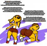 Rating: s
ID: 1654905
Date: 2018-09-16 16:55:59 -0400
Status: active
Score: 14
big_butt bottomwear butt clothing dialogue english_text fur hotpants mythological_carbuncle mythological_creature mythology norithics shorts solo text twerking yellow_body yellow_fur post #1654905