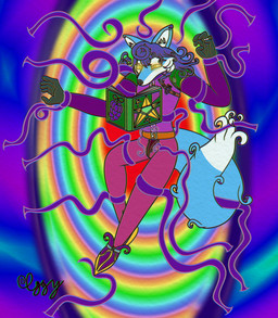Rating: s
ID: 5536336
Date: 2025-04-28 14:14:18 -0400
Status: active
Score: 1
abstract_background absurd_res anthro belt belt_buckle blue_body blue_fur blue_hair book bottomwear brooch buckle bulge byron_(nikolinni) canid canine clothed clothing digital_media_(artwork) dipstick_ears ear_markings fingers footwear fox fox_tail fur gloves glowing glowing_eyes hair handwear hi_res long_hair long_tail male mammal multicolored_ears nikolinni occult occult_symbol pentagram psychedelic psychedelic_background purple_ear_tips purple_hair_tips ring shoes solo symbol tail tentacle_around_neck tentacle_around_waist tentacles tentacles_around_arms tentacles_around_legs tentacles_on_male white_body white_fur yellow_eyes post #5536336