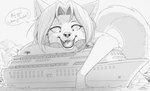 Rating: s
ID: 5555282
Date: 2025-05-07 13:27:07 -0400
Status: active
Score: 14
ambiguous_gender anthro canid canine canis cheek_tuft claws cruise_ship dialogue digital_drawing_(artwork) digital_media_(artwork) domestic_dog english_text extreme_size_difference facial_tuft fangs female female_anthro fluffy fluffy_tail fur greyscale hair hi_res husky inner_ear_fluff landscape_dwarfing larger_anthro larger_female looking_down looming macro macro_anthro macro_female mammal merchant_ship micro_ambiguous micro_anthro monochrome mountain nordic_sled_dog open_mouth outside palm_tree passenger_ship plant s2-freak ship siberian_husky signature size_difference smaller_ambiguous smaller_anthro solo speech_bubble spitz tail teeth text tongue tree tuft utility_pole vehicle water watercraft watermark post #5555282