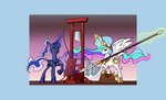 Rating: s
ID: 4093693
Date: 2023-06-05 14:59:35 -0400
Status: active
Score: 12
axe chopping_block crown duo equid equine execution executioner female feral friendship_is_magic guillotine hair hasbro headgear hi_res horn horse magic mammal melee_weapon my_little_pony mythological_creature mythological_equine mythology pony ponytail princess_celestia_(mlp) princess_luna_(mlp) regalia royalty telekinesis unknown_artist weapon winged_unicorn wings post #4093693