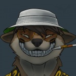 Rating: s
ID: 297961
Date: 2013-02-24 07:14:18 -0500
Status: active
Score: 272
1:1 2011 adjot anthro artist_collaboration batcountry black_nose brown_body brown_fur brown_hair bust_portrait canid canine canis cataract cheek_tuft cigarette cigarette_holder clothed clothing countershading dingo ears_back eyebrows eyewear facial_tuft fangs fear_and_loathing_in_las_vegas fully_clothed fur grey_background grey_eyes grin hair half-closed_eyes hat headgear headwear looking_at_viewer low_res male mammal multicolored_body multicolored_fur narrowed_eyes orion_(batcountry) pivoted_ears portrait short_hair simple_background smile smoking solo sunglasses tan_body tan_fur teeth tuft two_tone_body two_tone_fur unavailable_at_source post #297961