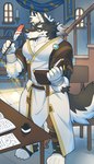 Rating: s
ID: 5017978
Date: 2024-08-29 15:17:13 -0400
Status: active
Score: 11
4_toes 5_fingers anthro bandage bandaged_arm black_body black_fur book canid canine canis eyebrows feet fingers fountain_pen fur green_eyes hair kuulongarl long_hair male mammal multicolored_body multicolored_fur solo toes white_body white_fur wolf post #5017978