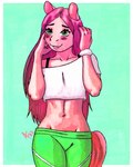Rating: s
ID: 3130354
Date: 2022-01-18 17:56:13 -0500
Status: active
Score: 20
aaronhibiki anthro athletic_wear blush bottomwear bra clothed clothing crop_top crossdressing equid equine femboy flat_chested hair hi_res horse intersex intersex/male long_hair male mammal midriff navel nila_(cyancapsule) pants pink_hair pink_tail shirt small_waist solo tail tight_bottomwear tight_clothing tight_pants topwear underwear wide_hips yoga_pants post #3130354