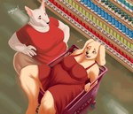 Rating: s
ID: 5012192
Date: 2024-08-26 20:13:23 -0400
Status: active
Score: 23
2024 anthro belly big_breasts bird_dog black_nose breasts bull_terrier bullseye_(target) canid canine canis clothing crossgender dated dialogue domestic_dog dress duo english_text eye_contact female floppy_ears grocery_store hands_on_hips head_markings hunting_dog khaki_shorts looking_at_another mammal markings mascot obese obese_anthro obese_female overweight overweight_anthro overweight_female red_clothing red_dress red_shirt red_topwear shirt signature spaniel spot_(jayrnski) target_corporation terrier text topwear xellyjelly post #5012192
