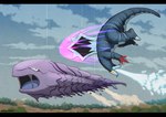 Rating: s
ID: 4872822
Date: 2024-06-23 11:06:36 -0400
Status: active
Score: 30
alternate_species ambiguous_gender back_spikes baxcalibur black_bars blue_body blue_scales breath_powers claws cloud duke0069 duo feral fight fleeing flying generation_1_pokemon generation_9_pokemon godzilla godzilla_(series) hedorah hi_res kaiju letterbox looking_back male muk nintendo outside piano_wire plant pokemon pokemon_(species) pokemon_battle purple_body purple_skin scales sharp_teeth signature sky slime smoke spikes spikes_(anatomy) teeth toho tree upside_down post #4872822