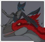 Rating: s
ID: 3897762
Date: 2023-02-26 22:45:24 -0500
Status: active
Score: 44
2022 3_fingers 3_toes anthro aria_(avali) avali avian black_body black_feathers black_sclera black_scutes black_wings blue_body blue_eyes blue_feathers border carrying_another casual_nudity chest_tuft claws crossed_legs dinosaur dromaeosaurid duo extreme_size_difference feathered_dinosaur feathered_dromaeosaurid feathered_raptor feathered_scalie feathered_theropod feathers feet female female_(lore) female_anthro feral fingers grey_background grey_body grey_feathers hi_res looking_at_viewer male male_(lore) male_feral nude nude_anthro nude_female nude_male on_head prehistoric_species red_body red_eyes red_feathers reptile scalie scuted_hands scutes simple_background sitting_on_another sitting_on_head size_difference theropod toes tuft utahraptor white_border white_claws winged_arms wings wyatt_hill wyatttheriot post #3897762