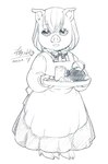 Rating: s
ID: 4895278
Date: 2024-07-03 17:15:34 -0400
Status: active
Score: 18
2020 anthro apron barefoot bow_ribbon button_ears clothing container cup dated domestic_pig dress ema_(tsuki_ga_michibiku_isekai_douchuu) feet female female_anthro floppy_ears food full-length_portrait greyscale hair_between_eyes holding_tray kotoraex looking_at_viewer mammal monochrome open_mouth open_smile orc portrait signature simple_background sketch smile solo standing suid suine sus_(pig) teapot tray tsuki_ga_michibiku_isekai_douchuu tsukimichi_moonlit_fantasy white_background post #4895278