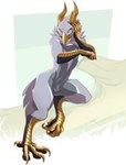 Rating: s
ID: 2779319
Date: 2021-06-10 13:23:50 -0400
Status: active
Score: 92
2018 4_toes 5_fingers anisodactyl anthro avian avian_feet beak bird burnide claws corvid corvus_(genus) dated digital_media_(artwork) european_mythology feathers featureless_crotch feet finger_claws fingers greek_mythology grey_body grey_feathers hand_on_head hi_res horn hybrid looking_at_viewer male mythological_avian mythological_bird mythological_creature mythological_firebird mythology nude oscine passerine patto phoenix pose raenix_(species) raven scuted_arms scutes shaded signature simple_background smile smirk solo tail tail_feathers talons toe_claws toes wide_hips yellow_beak yellow_claws yellow_eyes post #2779319