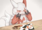 Rating: s
ID: 4718173
Date: 2024-04-13 12:39:51 -0400
Status: active
Score: 18
2017 amearare anthro blush bodily_fluids claws crying destroyed_food food fur furniture generation_3_pokemon half-closed_eyes male narrowed_eyes nintendo open_mouth pokemon pokemon_(species) red_body red_fur rice sad salmon_(food) semi-anthro simple_background snot solo sushi table tail tears upset white_background white_body white_fur zangoose zangoose_day post #4718173