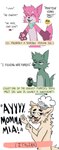 Rating: s
ID: 5586643
Date: 2025-05-20 17:49:42 -0400
Status: pending
Score: 17
anthro canid canine canis caricature chef_hat_only comic dialogue emoji english_text facial_hair fur green_body green_fur group hi_res kujo male mammal mangoyena meme monster_energy monster_energy_can mostly_nude mustache pink_body pink_fur racial_caricature racism scarf scarf_only tan_body tan_fur text third-party_edit trio uwu_speech wolf post #5586643