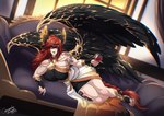 Rating: s
ID: 5547393
Date: 2025-05-03 23:27:03 -0400
Status: active
Score: 6
alcohol beverage biceps big_breasts black_body black_feathers braided_hair breasts clothed clothing container crescentia_fortuna cup drinking_glass feathered_wings feathers female furniture glass glass_container glass_cup hair humanoid long_hair muscular muscular_female quads reclining red_hair sofa solo tattoo wine wine_glass winged_humanoid wings post #5547393