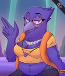 Rating: s
ID: 5196942
Date: 2024-11-21 18:06:11 -0500
Status: active
Score: 162
2024 anthro avian beak belly bird breasts cleavage clothed clothing corvid corvus_(genus) crop_top doom_(the_bad_guys) dreamworks eyewear feathers female front_view glasses half-length_portrait hi_res jewelry necklace neodrani non-mammal_breasts oscine passerine portrait purple_body purple_feathers raven shirt slightly_chubby solo the_bad_guys topwear post #5196942