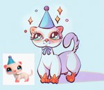 Rating: s
ID: 4131971
Date: 2023-06-25 10:45:34 -0400
Status: active
Score: 1
all_fours ambiguous_gender artemchik big_eyes blue_theme clothing domestic_ferret eyelashes feral fur hasbro hat headgear headwear hi_res leg_markings littlest_pet_shop lps_520 mammal markings mustelid musteline neck_bow party_hat paws real reference_image round_ears smile socks_(marking) solo sparkles standing tail toony toy true_musteline weasel white_body white_fur post #4131971