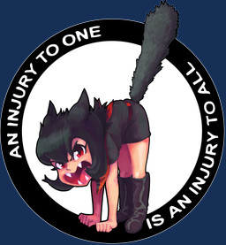 Rating: s
ID: 5669209
Date: 2025-06-26 15:41:50 -0400
Status: active
Score: 9
5_fingers 8chan all_fours alpha_channel alunya anarchism anarchist anarcho-communism anarcho-communist_flag angry animal_humanoid black_body black_boots black_bottomwear black_clothing black_footwear black_fur black_hair black_kerchief black_neckerchief black_shirt black_shorts black_topwear boots bottomwear cat_humanoid clothed clothing digital_media_(artwork) english_text eyebrows eyelashes fangs felid felid_humanoid feline feline_humanoid female fingers footwear full-length_portrait fully_clothed fur hair human humanoid kerchief leftypol looking_at_viewer mammal mammal_humanoid multicolored_kerchief multicolored_neckerchief neckerchief neckwear open_mouth pink_tongue political_ideology_catgirls politics portrait ppdpplart raised_tail red_eyes red_kerchief red_neckerchief sab_cat shaded shirt shoes shorts soft_shading solo tail tan_body tan_skin teeth text tongue topwear two_tone_kerchief two_tone_neckerchief post #5669209
