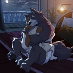 Rating: s
ID: 3550572
Date: 2022-09-05 23:47:43 -0400
Status: active
Score: 47
1:1 2022 adastra adastra_(series) amicus_(adastra) anthro bed bedroom canid canine canis clothing domestic_dog duo echo_project facial_piercing furniture grey_body happy hi_res hug husky hybrid jeremy_(wolfdog)_(jeremy_hybrid) labret_piercing light lighting lip_piercing male male/male mammal moonlight nordic_sled_dog piercing pillow plant romantic roosterbliss smile spitz wolf post #3550572