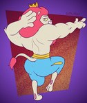 Rating: s
ID: 5607108
Date: 2025-05-29 14:49:20 -0400
Status: active
Score: 4
abstract_background alternate_version_at_paywall anthro arm_tuft better_version_at_source blue_eyes butt cartoon_network clothed clothing digital_drawing_(artwork) digital_media_(artwork) digitigrade elbow_tuft felid fur gavanzude gesture hand_behind_head hand_gesture hi_res king_snugglemagne_xxv lion looking_back male mammal mane mao_mao:_heroes_of_pure_heart muscular pantherine pink_mane pointing pose sharp_teeth signature smug solo teeth topless tuft white_body white_fur yellow_sclera post #5607108