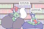 Rating: s
ID: 3168071
Date: 2022-02-09 22:18:00 -0500
Status: active
Score: 11
2018 anthro belly belly_size_difference big_belly big_breasts big_butt book bookshelf bottomwear breasts butt canid canine canis chihuahua clothed clothing comic_sans copyright_symbol dialogue dialogue_box digital_media_(artwork) domestic_dog dress duo english_text eyes_closed eyewear female fox fur furgonomics furniture glasses greeting hair hi_res huge_belly huge_butt huge_thighs hyper hyper_belly hyper_butt hyper_pregnancy hyper_thighs irma_(satsumalord) library mammal maria_(satsumalord) open_mouth overall_dress overalls overweight pregnant red_hair satsumalord shelf shirt short_stack sketch skirt speech_bubble sweater sweater_vest symbol tail tail_through_skirt text thick_thighs topwear toy_dog vest post #3168071