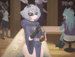 Rating: s
ID: 5555685
Date: 2025-05-07 15:56:23 -0400
Status: active
Score: 14
2024 4:3 4_fingers animal_humanoid antennae_(anatomy) anthro arthropod arthropod_humanoid artist_name avian avian_(starbound) barefoot beak bent_arm big_breasts big_eyes biped bird black_beak black_body black_bottomwear black_clothing black_eyes black_hair black_shorts black_skin blue_body blue_feathers book bottomless bottomwear breasts chair clothed clothed_anthro clothed_female clothed_humanoid clothing detailed_background digital_media_(artwork) digital_painting_(artwork) domestic_cat ela_(pholewd) eye_markings eyebrows eyelashes eyewear faceless_character faceless_female feathers feet felid feline felis female female_anthro female_humanoid fingernails fingers floor fully_clothed fully_clothed_anthro fully_clothed_female furniture glasses glistening glistening_eyes gloves_(marking) grey_eyes grey_sclera group hair hi_res holding_book holding_object hoodie hoodie_only humanoid insect insect_humanoid insect_wings inside kemono lepidopteran lepidopteran_humanoid lepidopteran_wings library light_body light_skin looking_at_viewer looking_back mammal markings moth moth_humanoid mouth_closed multicolored_body multicolored_skin nails no_pupils no_underwear on_chair painting_(artwork) pholewd purple_hair saturnian_(starbound_mod) saturniid shaded shirt shorts sitting sitting_on_chair slit_nostrils snout soft_shading solo_focus standing starbound stool symbol symbol_on_clothing table tail text thick_thighs topwear topwear_only two_tone_body two_tone_skin watermark wearing_glasses white_clothing white_sclera white_shirt white_topwear wide_hips wings wood wood_floor post #5555685