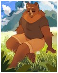 Rating: s
ID: 4541843
Date: 2024-01-17 18:36:03 -0500
Status: active
Score: 26
4_fingers 4_toes anthro bear blais border bottomwear brown_body brown_fur brown_inner_ear_fluff brown_nose clothed clothing cloud eyes_closed feet fingers fur grass hi_res inner_ear_fluff male mammal neck_tuft outside plant punkinbuu shirt shorts sitting solo toes topwear tuft white_border post #4541843