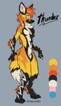 Rating: s
ID: 5640615
Date: 2025-06-13 23:21:41 -0400
Status: active
Score: 6
anthro canid canine concept electricity fluffy fox fur hi_res hybrid lightning male mammal mane maned_wolf model_sheet multicolored_body orange_body orange_fur skylardoodles solo thunder tuft yellow_body post #5640615