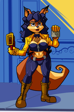 5_fingers anthro badge beauty_mark belt big_breasts big_tail big_thighs blue_hair blue_nose boots breasts canine carmelita_fox cleavage clothed clothing dipstick_ears dreamcastzx1 ear_piercing escopeto eyebrows eyelashes female footwear fox gloves gun hair hi_res lipstick long_hair makeup mammal midriff navel pants piercing ranged_weapon sly_cooper_(series) video_games weapon
Rating: Safe
Score: 9
User: Dreamcastzx
Date: July 22, 2017 5_fingers anthro badge beauty_mark belt big_breasts big_tail big_thighs blue_hair blue_nose boots breasts canine carmelita_fox cleavage clothed clothing dipstick_ears dreamcastzx1 ear_piercing escopeto eyebrows eyelashes female footwear fox gloves gun hair hi_res lipstick long_hair makeup mammal midriff navel pants piercing ranged_weapon sly_cooper_(series) video_games weapon
Rating: Safe
Score: 9
User: Dreamcastzx
Date: July 22, 2017