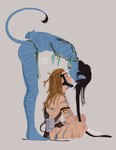 Rating: s
ID: 4373051
Date: 2023-10-25 10:43:16 -0400
Status: active
Score: 144
2023 adolescent adolescent_on_adolescent alien alien_humanoid bent_over black_eyes black_tail_tip blue_body blue_skin blue_tail blush bottomwear braided_hair braided_ponytail brush_tail clothed clothing crossed_legs digital_drawing_(artwork) digital_media_(artwork) dipstick_tail dreadlocks duo eyes_closed feathers feet female grey_background hair happy hi_res human humanoid itscaptainmarty james_cameron's_avatar kiri_(avatar) kissing larger_female leaf loincloth long_hair looking_at_another male male/female mammal markings mask medical_instrument mostly_nude na'vi oxygen_mask ponytail scientific_instrument seductive signature simple_background sitting sitting_on_ground size_difference slim slim_female slim_human slim_humanoid slim_male smaller_male spider_(avatar) standing striped_body striped_skin stripes tail tail_markings tan_body tan_skin text toes topless topless_female topless_human topless_humanoid topless_male trinkets twitter_handle year young post #4373051