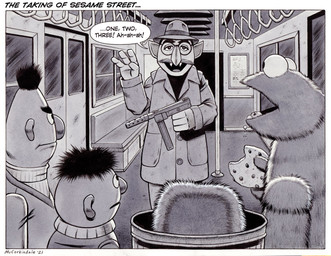 Rating: s
ID: 2620585
Date: 2021-02-18 13:38:32 -0500
Status: active
Score: 16
2021 4_fingers anthro artist_name bench bert_(sesame_street) big_eyes big_nose black_and_white black_hair border bruce_mccorkindale candy chocolate chocolate_chip_cookie chocolate_chips clothing coat cookie cookie_monster count_von_count counting crossover dessert dialogue door eating english_text ernie_(sesame_street) eyebrows eyewear facial_hair fangs fedora fingers food glasses greyscale grouch group gun hair hat headgear headwear hi_res holding_gun holding_object holding_ranged_weapon holding_weapon hostage humanoid humanoid_pointy_ears inside_train intratec laugh male mammal mixed_media monochrome monster muppet muppets mustache oscar_the_grouch parody pbs pointy_ears pole public_transportation ranged_weapon rapid_transit sesame_street signature speech_bubble submachine_gun subway sweater tec-9 teeth text the_taking_of_pelham_one_two_three thick_eyebrows title topwear train trash_can trenchcoat vampire vehicle vest weapon white_border window post #2620585