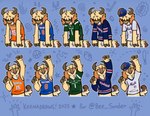 Rating: s
ID: 5607270
Date: 2025-05-29 16:09:18 -0400
Status: active
Score: 2
2025 absurd_res anthro baseball_cap baseball_uniform basketball_uniform bee_sonder blue_background bovid bovine cattle clothing dipstick_tail eyes_closed fist_pump football_jersey fur happy hat headgear headwear hi_res highland_cattle hockey_jersey hoof_hands horn jersey keenadraws mammal markings multiple_expressions multiple_outfits multiple_poses new_york_jets new_york_knicks new_york_mets new_york_rangers open_mouth pose sad shirt simple_background sketch sketch_background slumped solo sportswear sticker sticker_pack syracuse_university tail tail_markings topwear uniform yellow_body yellow_fur post #5607270