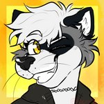 Rating: s
ID: 4249545
Date: 2023-08-23 03:25:24 -0400
Status: active
Score: 4
1:1 anthro bangs black_body black_chain black_clothing black_ears black_fur black_hoodie black_nose black_topwear chain_necklace cheek_tuft clothed clothing digital_drawing_(artwork) digital_media_(artwork) eyebrows eyelashes facial_tuft female fluffy_ears fur grey_body grey_fur hair headshot_portrait hi_res hoodie inner_ear_fluff jewelry k8ryoshka looking_at_viewer mammal necklace one_eye_closed portrait procyonid raccoon simple_background smile solo susan_(wolfnes) teeth topwear tuft whiskers white_body white_eyebrows white_fur white_hair white_inner_ear_fluff wink yellow_background yellow_eyes post #4249545