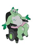 Rating: s
ID: 3621130
Date: 2022-10-11 19:49:10 -0400
Status: active
Score: 4
3_toes 4_fingers anthro bent_arm bottomwear clothing digital_media_(artwork) feet fingers fred_(fredrick_brennan) fur green_body green_fur hi_res looking_at_viewer male mammal motorized_wheelchair mouth_closed navel nipples overweight overweight_male pocketfurry procyonid raccoon shorts sitting slightly_chubby solo toes vehicle wheelchair post #3621130