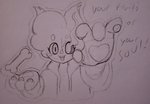 Rating: s
ID: 2521652
Date: 2020-12-09 02:07:49 -0500
Status: active
Score: 3
anthro bat bone closed_(disambiguation) clothing english_text eye_mist female foreshortening front_view graphite_(artwork) half-length_portrait hoodie looking_at_viewer mammal open_mouth pawpads portrait reaching_towards_viewer sketch solo sorahadid sukii_(artist) text topwear traditional_media_(artwork) post #2521652
