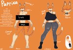 Rating: s
ID: 5593733
Date: 2025-05-23 21:07:49 -0400
Status: active
Score: 9
2025 4_toes 5_fingers absurd_res anthro big_breasts black_boots black_bra black_choker black_clothing black_crop_top black_fingernails black_footwear black_jewelry black_nails black_necklace black_shirt black_topwear black_underwear blue_bottomwear blue_clothing blue_jeans blue_pants boots bottomwear bra bracelet breasts censor_bar chest_tuft choker choker_only closed_smile clothed clothing color_swatch colored_nails crop_top dated denim denim_bottomwear denim_clothing digital_media_(artwork) digitigrade dipstick_tail domestic_cat ear_piercing english_text feet felid feline felis female fingernails fingers flat_colors footwear fur hair hair_over_eyes happy hi_res huge_breasts humanoid_hands inner_ear_fluff jeans jewelry justbirb leg_markings mammal markings midriff model_sheet mole_(marking) mouth_closed multicolored_body multicolored_fur multiple_images nails navel navel_piercing necklace necklace_only nude off_shoulder orange_background orange_body orange_fur orange_hair outline pants paprika_(justbirb) piercing pink_nose shirt shoes signature simple_background smile snaggle_tooth socks_(marking) solo spiked_bracelet spikes standing stated_adult stated_age stated_bisexuality stated_height stated_sexuality striped_body striped_fur stripes tail tail_markings tan_body tan_fur text thick_thighs toes topwear torn_bottomwear torn_clothing torn_jeans torn_pants tuft underwear white_outline post #5593733