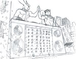 Rating: s
ID: 5323424
Date: 2025-01-22 09:39:20 -0500
Status: active
Score: 5
2011 abs anthro biped building building_destruction clothed clothing conejito crux_(artist) destruction duo fur gesture graphite_(artwork) hair hat headgear headwear high_five lagomorph leporid macro male mammal mephitid monochrome muscular muscular_anthro muscular_male paws pecs rabbit shirt skunk smile tail tank_top topless topwear traditional_media_(artwork) visor_cap zim_(zimskunk) post #5323424