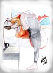 Rating: s
ID: 5605425
Date: 2025-05-28 20:19:20 -0400
Status: active
Score: 10
2024 5_fingers 5_toes absurd_res anthro barefoot belt beverage biped blonde_hair breasts cavemanon_studios cleavage clothed clothing coffee coffee_mug coffee_pot colored colored_nails contortionism countershade_face countershade_feet countershade_tail countershade_torso countershading dinosaur feet female fingers flexible focused furniture goodbye_volcano_high hadrosaurid hair hi_res holding_with_foot jeggings leg_over_head leggings legwear mjw_darkmode nails naomi_(gvh) on_one_leg orange_body orange_clothing orange_topwear ornithischian ornithopod parasaurolophus pouring pouring_liquid prehistoric_species red_nails red_toenails reptile scalie shirt simple_background snoot_game solo standing stretching table tail tank_top thick_thighs toenails toes topwear traditional_media_(artwork) watercolor_background white_body window post #5605425