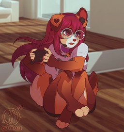 3_toes 5_fingers <3 anthro beauty_mark breasts canine charmrage clothed clothing detailed_background dog eyebrows eyelashes eyewear female fingerless_(marking) glasses hair long_hair mammal purple_eyes purple_hair sitting solo toeless_(marking) toes
Rating: Safe
Score: 6
User: Millcore
Date: July 21, 2017 3_toes 5_fingers <3 anthro beauty_mark breasts canine charmrage clothed clothing detailed_background dog eyebrows eyelashes eyewear female fingerless_(marking) glasses hair long_hair mammal purple_eyes purple_hair sitting solo toeless_(marking) toes
Rating: Safe
Score: 6
User: Millcore
Date: July 21, 2017